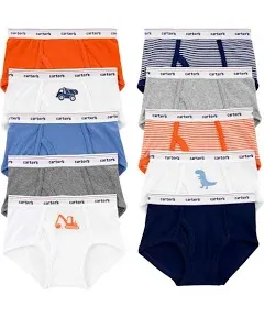 Carter's 10-Pack Cotton Briefs Underwear