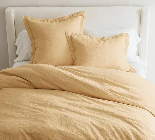 Pottery Barn Belgian Flax Linen Duvet Cover