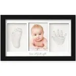 Baby Hand and Footprint Kit - Baby Footprint Kit, Newborn Keepsake Frame, Baby Handprint Kit, Personalized Baby Gifts, Nursery Decor, Baby Shower Gifts for Girls Boys (Alpine White)