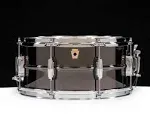 Ludwig Black Beauty 8-Lug Snare Drum (6.5 inchx14 inch)