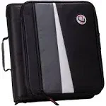 Case-It 1.5 Inch 3 D-Ring Zipper Binder Padded Laptop Case Workstation Shoulder Strap