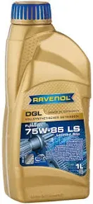 RAVENOL J1C1144-001 SAE 75W-85 Gear Oil - DGL Full Synthetic API GL-5 LS (1 Liter)