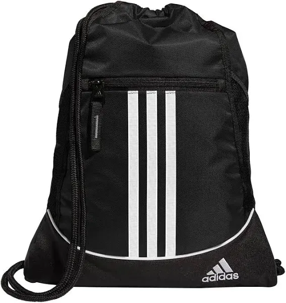 adidas Alliance II Sackpack, Active Maroon/Black Jersey/Black, One Size