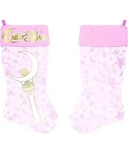 Just Funky Sailor Moon Pink & Gold Christmas Stocking