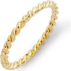 Brook & York Liv Rope Stacking Ring