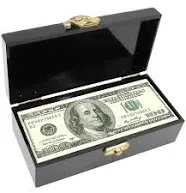 Black Acrylic Lockable Cash Box Money Holder Cash Organizer Single Row Curren...