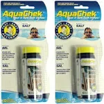 2 Pack Aqua Check White Salt Water Test Strips Pool 20 Count for Salt Chlorine