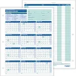 ComplyRight 2024-2025 Academic Attendance Calendar, 50/Pack (A43005015)