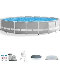 Intex 26755EH 20ft x 52inch Above Ground Swimming Pool Set with Filter Pump