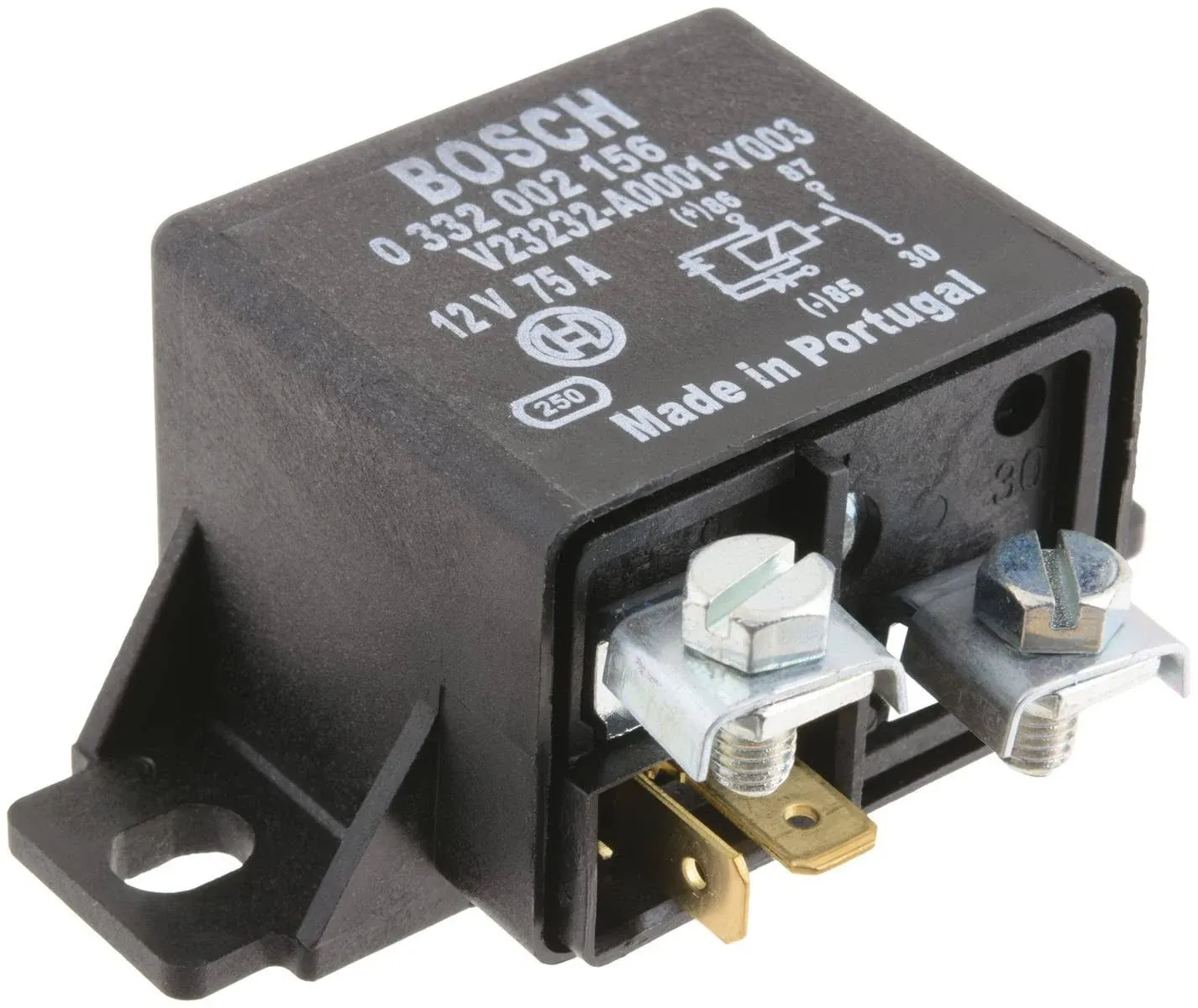 Bosch 0332002156 Normal Open Power Relay - 12 V, 75 A - Single