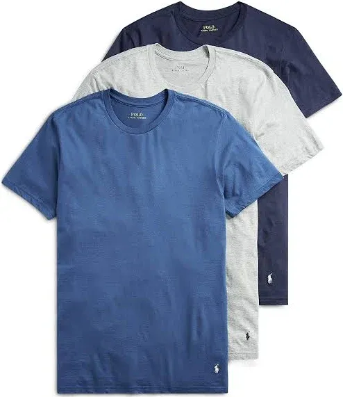 Polo Ralph Lauren Men's 3-Pack Classic Fit Cotton T-Shirt