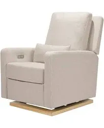 Babyletto Sigi Electronic Recliner and Glider in Eco Performance Fabric with USB Port