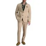 Men's Haggar Smart Wash Sorona Slim-Fit Suit Pants, Size: 33X30, Khaki