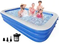 Inflatable Pool with Pump