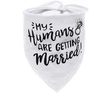 My Humans Are Getting Married Dog Bandana