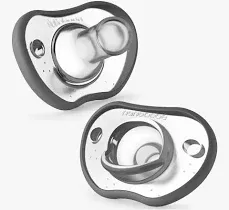 Nanobebe Pacifiers - Orthodontic, Curves Comfortably with face Contour,... 