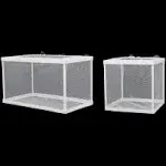 2 Pack Aquarium Fish Breeder Box Large Mesh Box Fry Nursery Net Box Baby Fish Separator Hatchery Fish Tank Divider for Baby Fishes Shrimp Guppy Clownfish Aggressive Fish