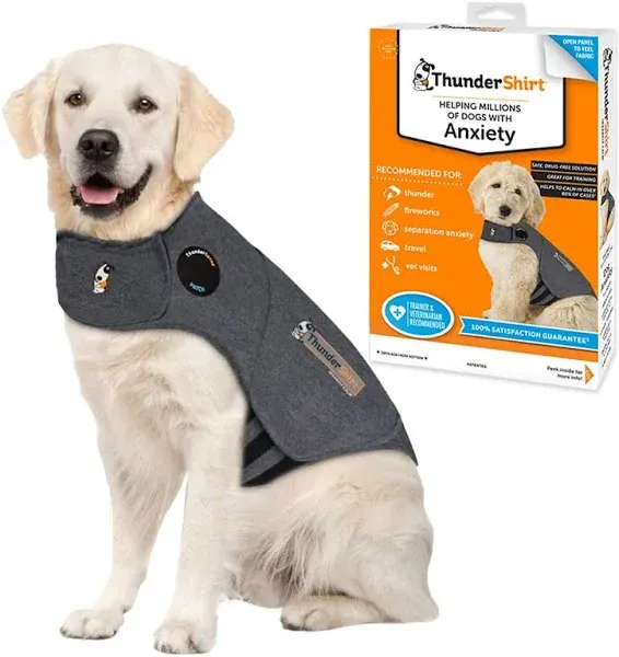 Thundershirt Dog Anxiety Treatment ~ Small Heather Gray ~ New In Box ~ HGS-T01