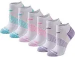 Saucony Women's RunDry Performance Selective Cushion Socks, Available in S-L (6, 12 Pairs )