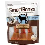 SmartBones Large Chicken and Peanut Butter Bones Rawhide Free Dog Chew