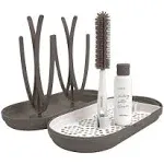 MOTHER-K Travel Baby Bottle Drying Rack Set, Including Bottle Brush and Travel