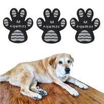 Dog Paw Protector Non-Slip Gripper Traction Pads,Walk Assistant for Senior Dogs,Foot Stickers for Hardwood Floors,Dog Shoes Booties Socks Replacement,6 Sets (24 pcs) S Black