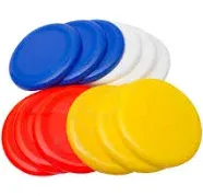 Fun Central 12 Pack 10 inch Flying Discs backyard games & sports party favors