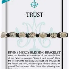 My Saint My Hero Trust Divine Mercy Blessing Bracelet