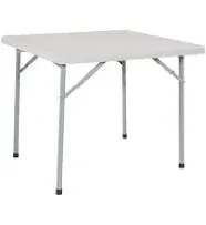 Office Star 36" Square Resin Table