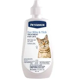 PetArmor Ear Mite & Tick Treatment for Cats