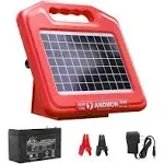 ANDMON 30 Miles Solar Fence Charger, 0.53 Joule Solar Electric Fence Charger for