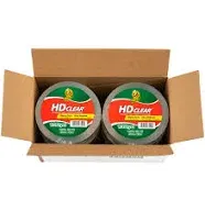 Duck Brand HD Clear Packaging Tape: 1.88 in x 54.6 yds. (Clear) *2-pack +with di