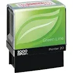 COSCO 2000PLUS&#174; Green Line Message Stamp, Received, 1.5 x 0.56, Red ;