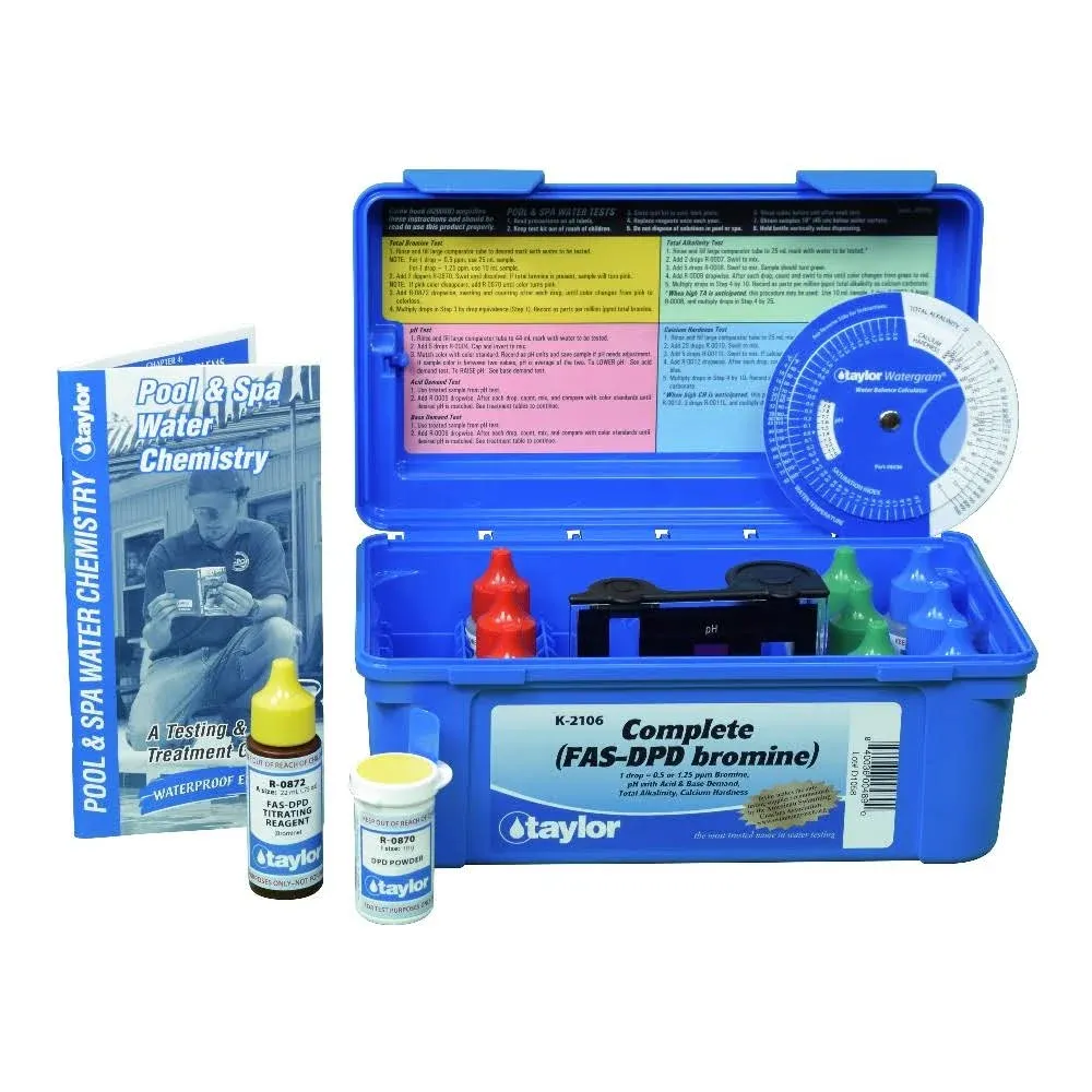 Taylor K-2106 FAS-DPD Bromine Complete Test Kit