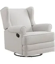 New Oxford Baby Teegan Upholstered Swivel Glider & Recliner Nursery Ch