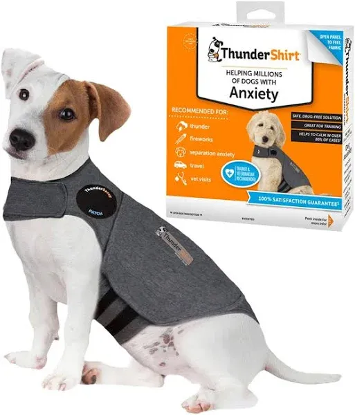 Thunder shirt Size S Heathered grey anxiety calming