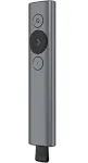 Logitech Spotlight Presentation Remote - For Notebook, PC - Bluetooth - 98.43 ft (30000 mm) Operating DistanceLithium Polymer - Slate (910-004654)