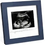 KeaBabies Solo Baby Sonogram Frame in Midnight Blue 