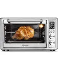 COSORI Smart 12-in-1 Air Fryer Toaster Oven Combo Convection Rotisserie & Dehydrator for Chicken, Pizza and Cookies