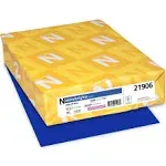 Color Paper, 24 lb Bond Weight, 8.5 x 11, Blast-Off Blue, 500/Ream