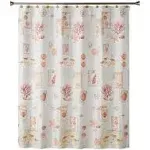 SKL Home Rustic Seaside Shower Curtain, Multicolored