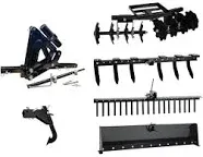 IMPACT IMPLEMENTS™ 6-Piece Agricultural Kit for ATV/UTV &amp; Lawn/Garden Tractors