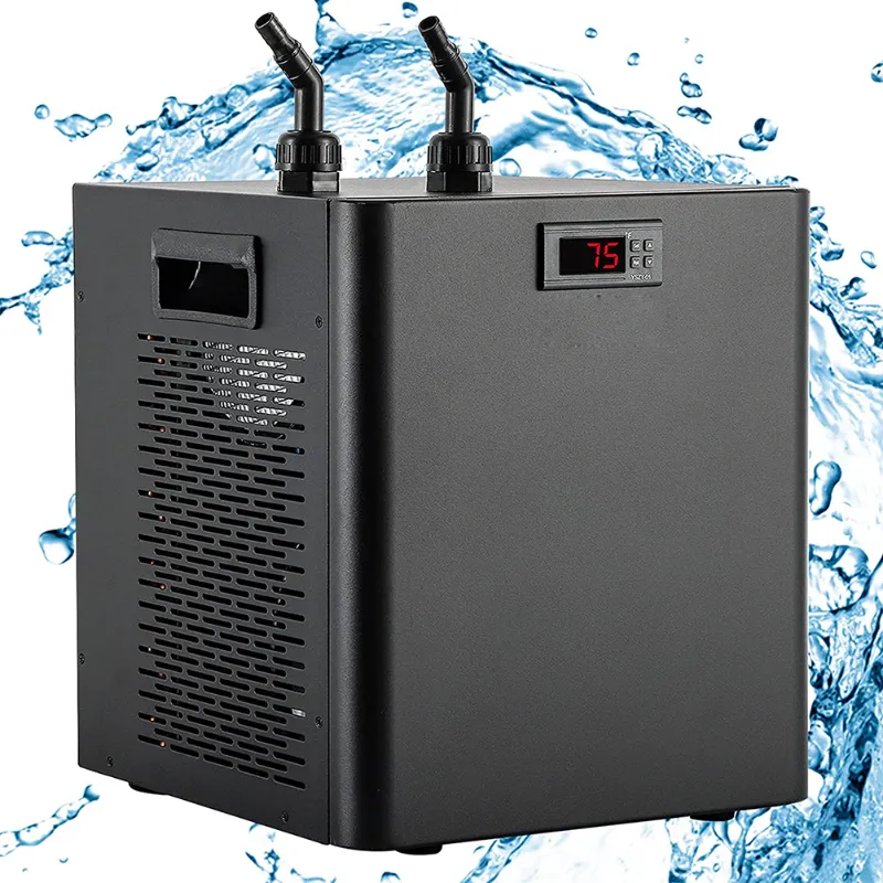 Aquarium Chiller 1/10 HP Water Chiller Hydroponics Cooler 160L Fish Tank Cooling