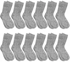 Falari 12-Pack Boy Toddler Kids Cotton Ankle Socks 