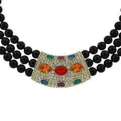 Heidi Daus Say It with Style Beaded Crystal Statement Necklace