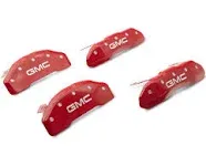 MGP 34217SGMCRD Gloss Red Caliper Covers for 19-21 GMC Sierra 1500