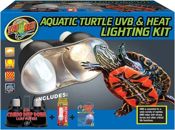 Aquatic Turtle UVB Heat Lighting Kit