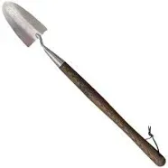 Burpee 20&#034; Stainless Steel Trowel Durable Long Lasting Garden Tool | Leather