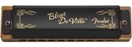 Fender Blues DeVille 10-Hole Diatonic Harmonica, Key of B Flat