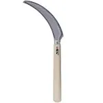 KAKURI Japanese Sickle Garden Tool 6.7" [Serrated Edge] Made in Japan,